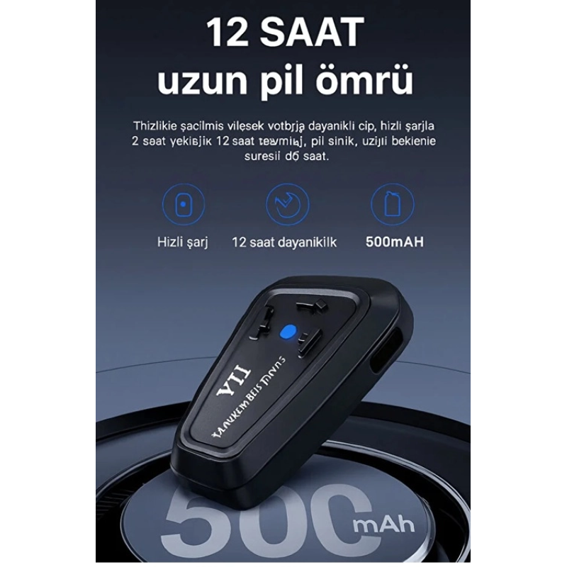 Y11 Bluetooth Kulaklık Mikrofonlu Motosiklet Kulaklığı İntercom Bt 5.3 Y11 Bluetooth Kulaklık Mikrofonlu Motosiklet Kulaklığı İntercom Bt 5.3
