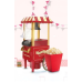 Yağsız Mısır Patlatma Popcorn Makinesi Kırmızı