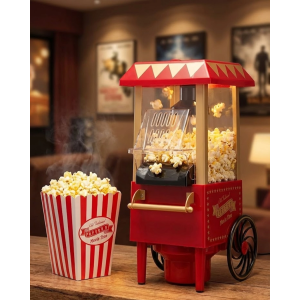 Yağsız Popcorn Makinesi Sıcak Hava İle Hızlı Patlatma