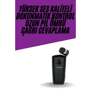 Yaka Kulaklığı Andorid Tüm Cep Telefonlarına Uyumlu Mikrofonlu Titreşimli Makaralı