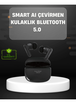 Yapay Zeka Destekli Bluetooth Kulaklık Anlık Çeviri Ve Gürültü Engelleme