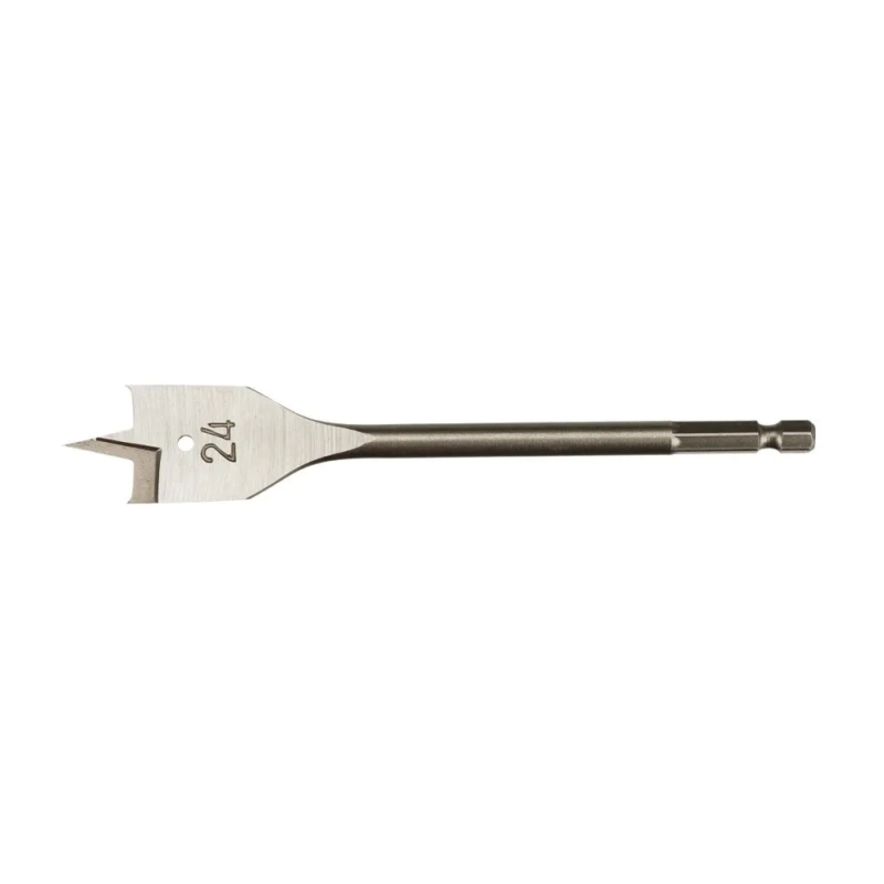 Yaprak Tip Ahşap Matkap Ucu 24x170mm - Hex Saplı Yaprak Tip Ahşap Matkap Ucu 24x170mm - Hex Saplı