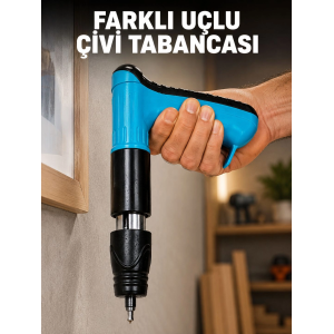 Yaylı Manuel Çivi Tabancası Ahşap Kaplama Döşeme Sabitleme Aleti