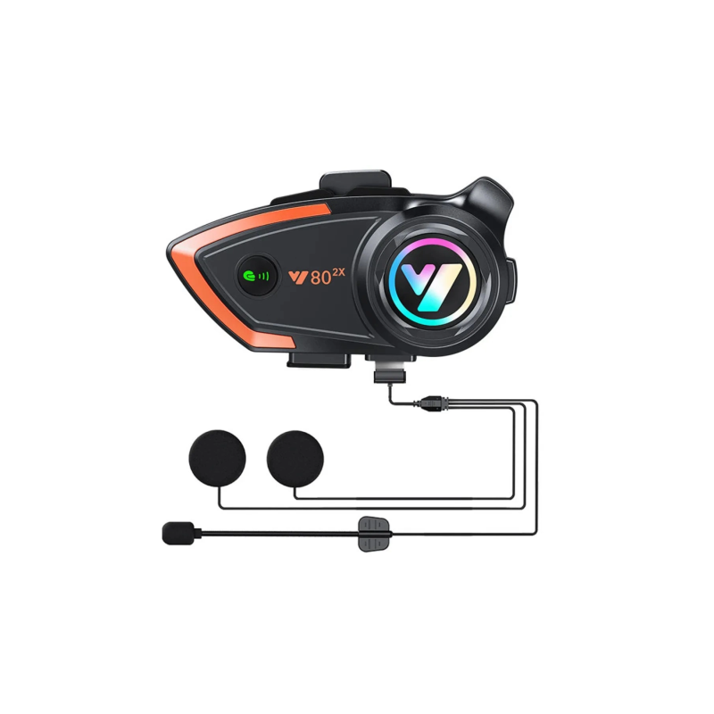 Yeni Model Y80-2x Motosiklet İntercom 2 Kişilik Bağlantı Rgb Işıklı Bluetooth Kulaklık Seti Yeni Model Y80-2x Motosiklet İntercom 2 Kişilik Bağlantı Rgb Işıklı Bluetooth Kulaklık Seti