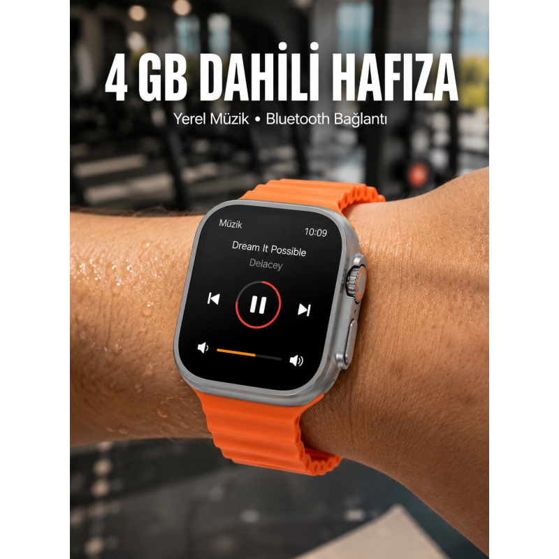 Yeni Nesil 3 Kordonlu Kol Saati 49 Mm Amoled Ekran Akıllı Saat Yeni Nesil 3 Kordonlu Kol Saati 49 Mm Amoled Ekran Akıllı Saat