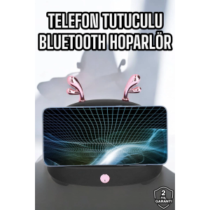 Yeni Nesil Akıllı Hoparlör Telefon Tutacağı Uzun Pil Ömrü Yüksek Ses Kaliteli