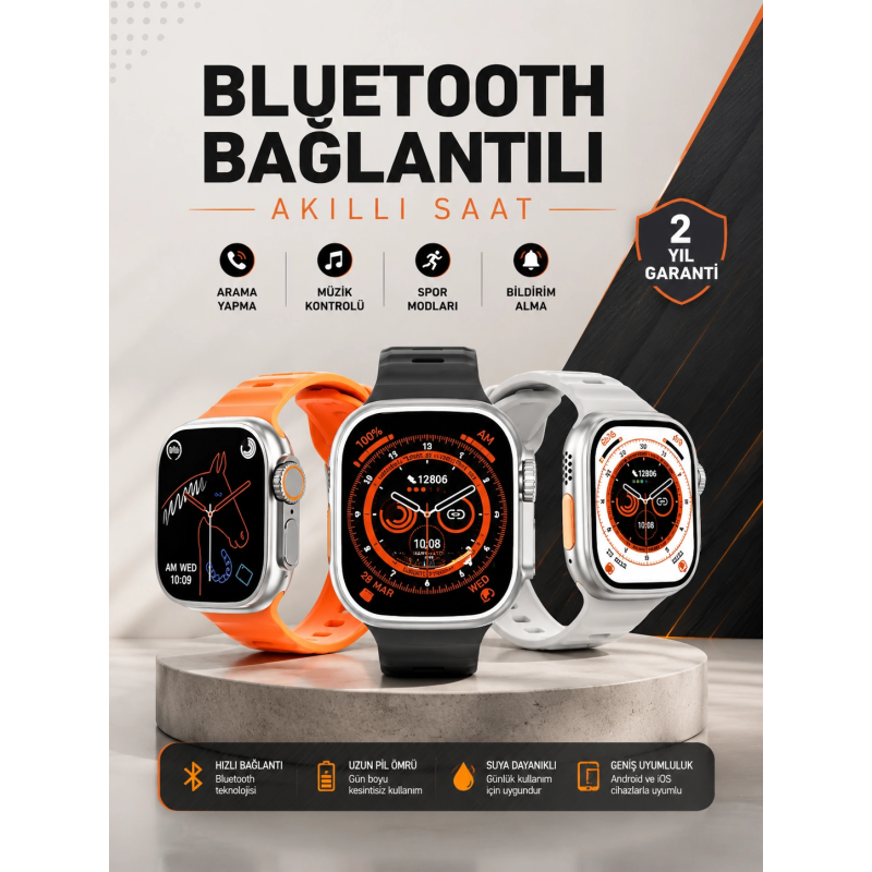 Yeni Nesil Akıllı Saat Adımsayar, Gps, Nabız Ölçer, Uyku Ve Sağlık Takibi Yeni Nesil Akıllı Saat Adımsayar, Gps, Nabız Ölçer, Uyku Ve Sağlık Takibi