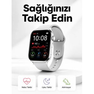 Yeni Nesil Akıllı Saat Adımsayar, Gps, Nabız Ölçer, Uyku Ve Sağlık Takibi (kopya)