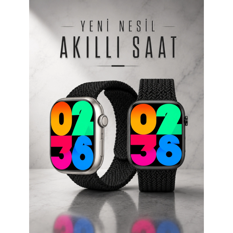 Yeni Nesil Akıllı Saat Arama Cevaplama Gps Takibi Adımsayar Nfc Özelliği Yeni Nesil Akıllı Saat Arama Cevaplama Gps Takibi Adımsayar Nfc Özelliği