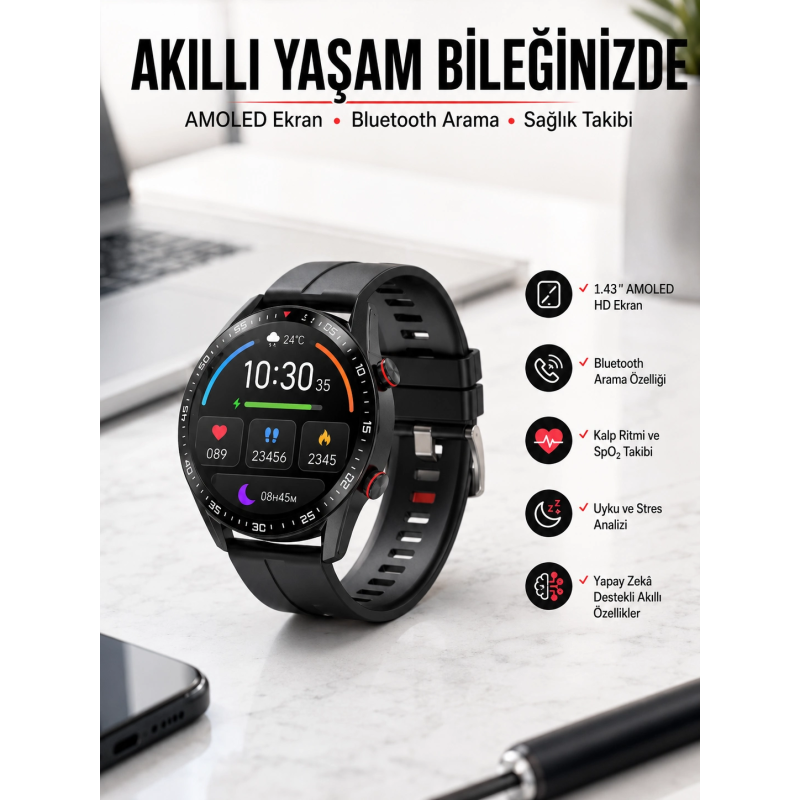 Yeni Nesil Akıllı Saat Arama Cevaplayan Uzun Pil Ömrü Müzik Dinleme Yeni Nesil Akıllı Saat Arama Cevaplayan Uzun Pil Ömrü Müzik Dinleme