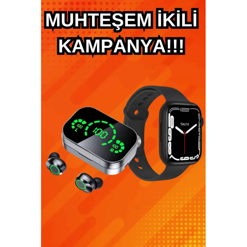 Yeni Nesil Akıllı Saat Ve Ucuz Kaliteli Bluetooth Kablosuz Kulaklık Amoled Ekran Yeni Nesil Akıllı Saat Ve Ucuz Kaliteli Bluetooth Kablosuz Kulaklık Amoled Ekran