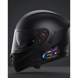 Yeni Nesil Bluetooth 5.3 Motosiklet Intercom Rgb Işıklı 1000m Mesafeli