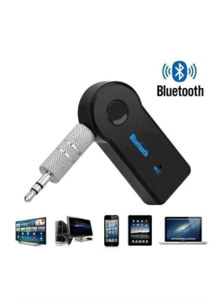 Yeni Nesil Bluetooth Aux Araç Kiti Siyah Tv Tablet Telefon Araç Araba