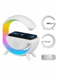 Yeni Nesil Bluetooth Hoparlör Speaker 5.0 Taşınabilir G Şeklinde Powerbankli