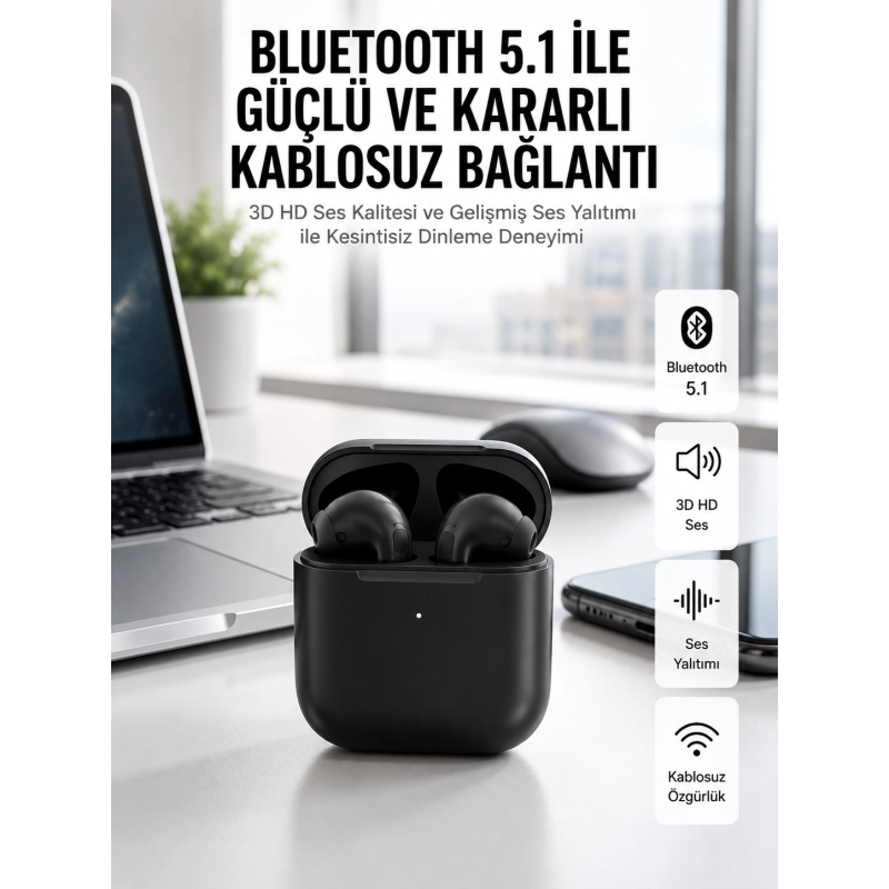 Yeni Nesil Bluetooth Kulaklık İos Android Uyumlu Hd Ses Performansı Yeni Nesil Bluetooth Kulaklık İos Android Uyumlu Hd Ses Performansı