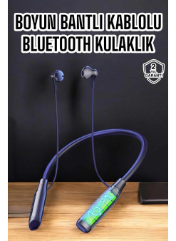 Yeni Nesil Bluetooth Kulaklık Kablolu Kulak İçi Dijital Göstergeli