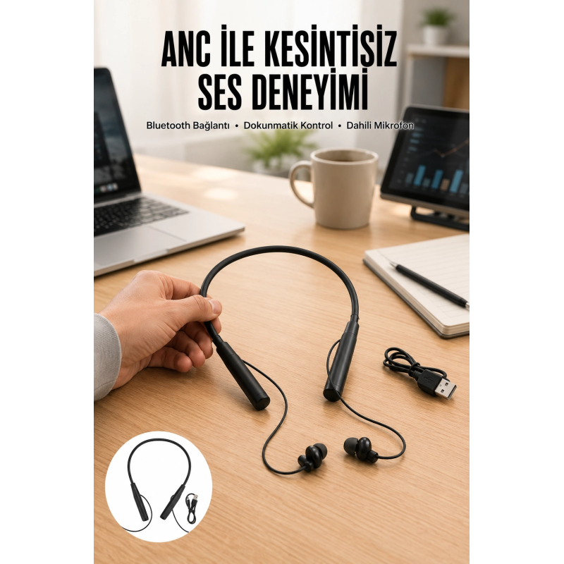 Yeni Nesil Bluetooth Kulaklık Kablolu Kulak İçi Dijital Göstergeli Yeni Nesil Bluetooth Kulaklık Kablolu Kulak İçi Dijital Göstergeli