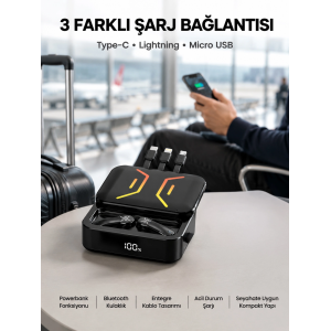 Yeni Nesil Çoklu Bağlantı Kurulabilen Bluetooth Kulaklık Yüksek Ses Kaliteli Yeni Nesil