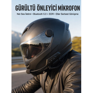 Yeni Nesil Dinleme Ve Konuşma Özellikli Intercom Kask Kulaklığı 5.0 Bluetooth