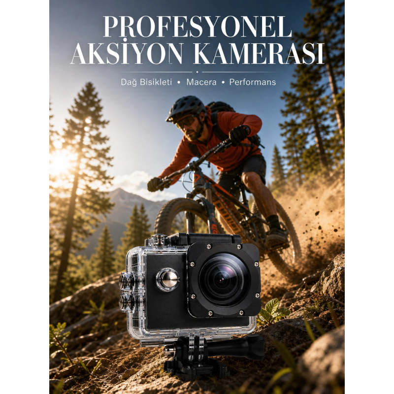 Yeni Nesil Full Hd Görüntü Kalitesi Sunan Kompakt Aksiyon Kamerası 1080p Yeni Nesil Full Hd Görüntü Kalitesi Sunan Kompakt Aksiyon Kamerası 1080p