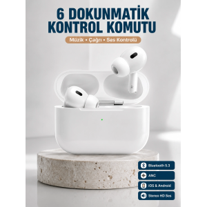 Yeni Nesil Pro Bluetooth Kulaklık Android Ve İos Uyumlu Dokunmatik Kontrol