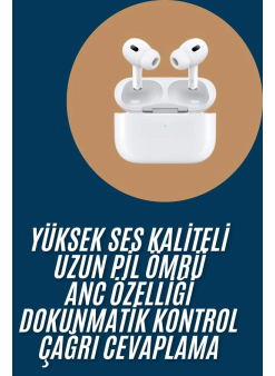 Yeni Nesil Pro Bluetooth Kulaklık Android Ve İos Uyumlu Dokunmatik Kontrol