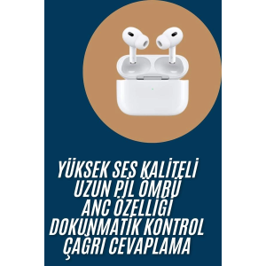 Yeni Nesil Pro Bluetooth Kulaklık Android Ve İos Uyumlu Dokunmatik Kontrol