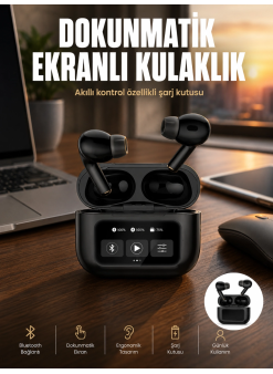 Yeni Nesil Pro Ekranlı Bluetooth Kulaklık 5.0 Bluetooth Yeni Nesil