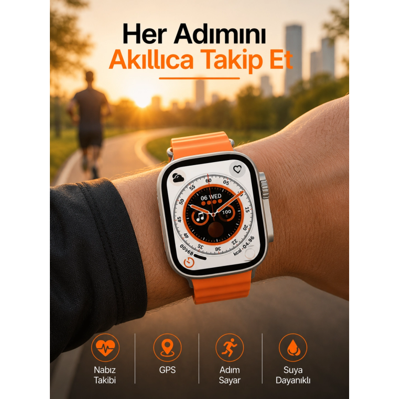 Yeni Nesil Ultra Akıllı Saat Adımsayar Uyku Takibi Nabız Sensörü Yeni Nesil Yeni Nesil Ultra Akıllı Saat Adımsayar Uyku Takibi Nabız Sensörü Yeni Nesil