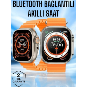 Yeni Nesil Ultra Akıllı Saat Titreşimli, Uyku & Sağlık Takibi, Çift Kordon