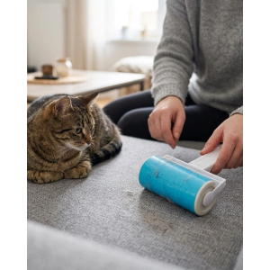 Yıkanabilir Pet Tüy Toplama Aparatı Kıyafet Koltuk Araba İçi Temizlik Rulosu