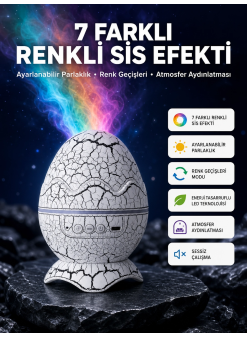 Yıldız Gökyüzü Efektli Çok Modlu Gece Işığı