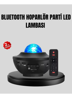 Yıldızlı Projektör Galaxy Efektli Ayarlanabilir Renkli Atmosfer Lambası