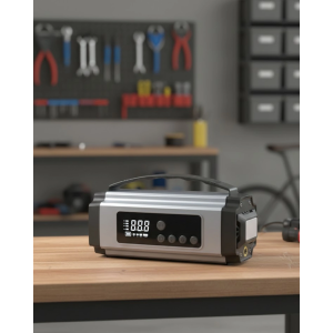 Yolda Kalmaya Son Dijital Ekranlı Akü Takviye Ve Hava Kompresörü Çok Fonksiyonlu Acil Güç Ünitesi