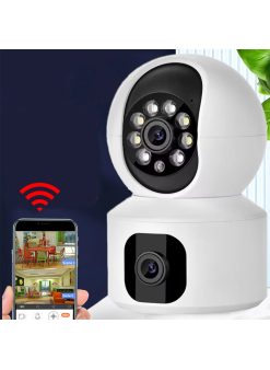 Yosee Uygulama Çift Kameralı Wifi Bağlantılı Gece Görüşlü Ev Tipi Güvenlik Kamerası