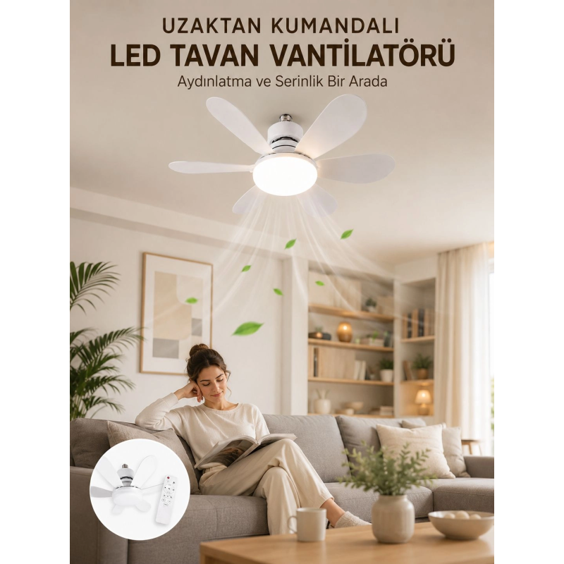Yüksek Aydınlatma Performansına Sahip Led Tavan Fanı Sessiz Çalışma Güçlü Esinti Ve Uzaktan Kumanda Kontrolü Yüksek Aydınlatma Performansına Sahip Led Tavan Fanı Sessiz Çalışma Güçlü Esinti Ve Uzaktan Kumanda Kontrolü