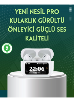 Yüksek Bass Ve Güçlü Ses Özellikli Akıllı Bluetooth Kulaklık Dokunmatik Kontrol