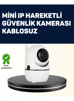 Yüksek Çözünürlüklü Hareket Takipli Kablosuz Güvenlik Kamerası – 1080p, Gece Görüşlü