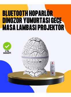Yüksek Çözünürlüklü Led Galaksi Projektör + 19 Sesli Uyku Makinesi