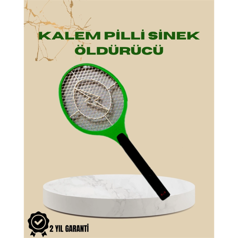 Yüksek Gerilimli Elektronik Sinek Öldürücü – Pil İle Çalışan, Güvenlik Izgaralı Yüksek Gerilimli Elektronik Sinek Öldürücü – Pil İle Çalışan, Güvenlik Izgaralı