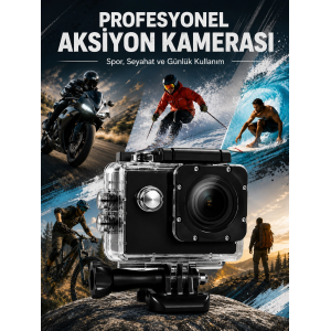 Yüksek Görüntü Kalitesi Sunan 1080p Full Hd Aksiyon Kamerası