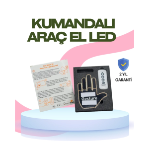 Yüksek Görünürlüklü Otomobil Işığı – 3 Modlu Led Arka Cam Aksesuarı, Pratik Ve Eğlenceli