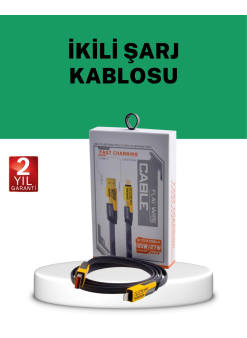 Yüksek Hızlı 65w Güç Çıkışlı Çoklu Cihaz Uyumlu Şarj Kablosu