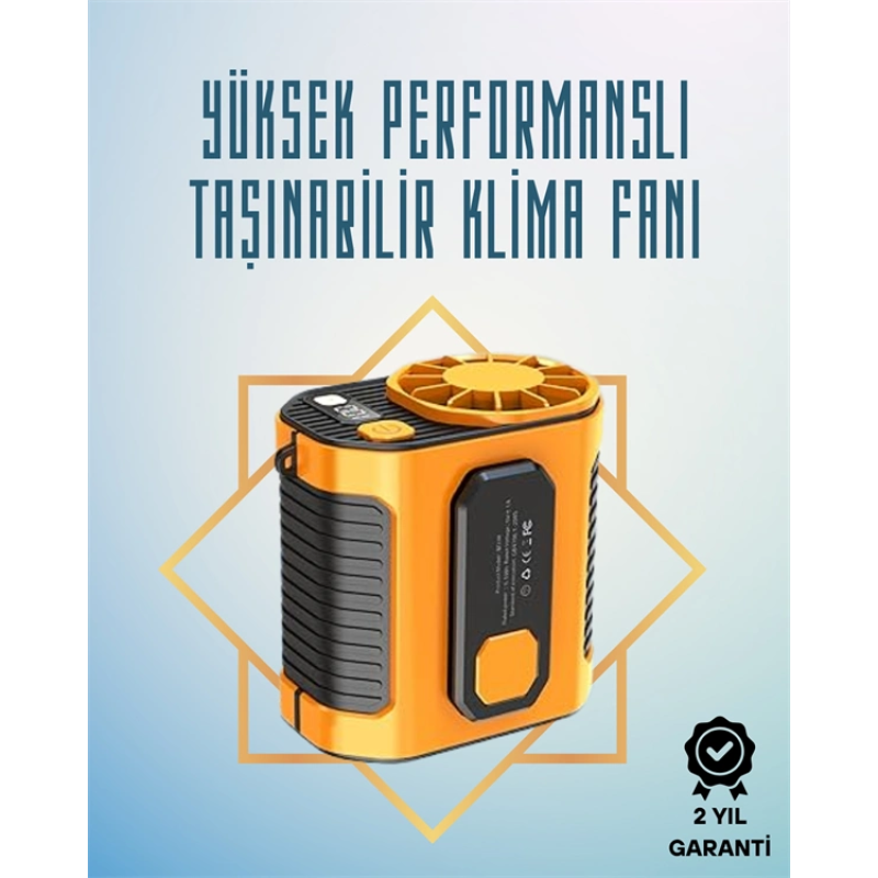 Yüksek Hızlı Mini Klima Fan – 11 M/s Rüzgar Gücü, 100 Hız Ayarı Yüksek Hızlı Mini Klima Fan – 11 M/s Rüzgar Gücü, 100 Hız Ayarı