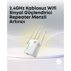 Yüksek Hızlı Parazit Önleyici Wifi Repeater Router