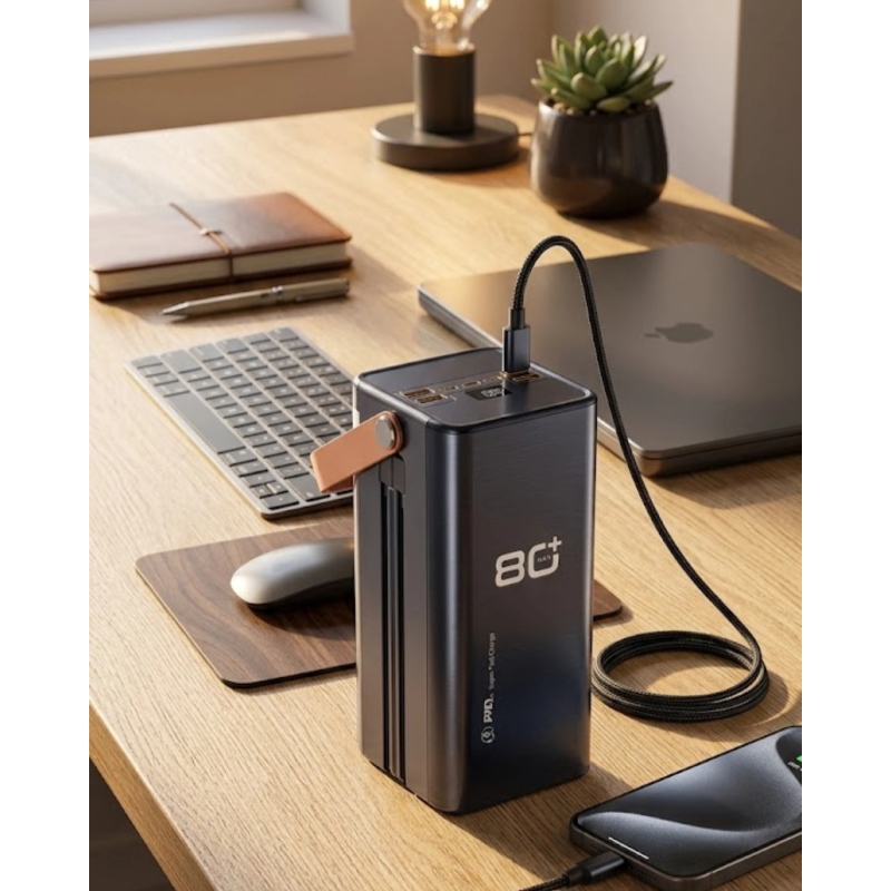 Yüksek Kapasiteli Powerbank 80000 Mah Hızlı Şarj Özellikli Çok Portlu Taşınabilir Şarj Cihazı Yüksek Kapasiteli Powerbank 80000 Mah Hızlı Şarj Özellikli Çok Portlu Taşınabilir Şarj Cihazı
