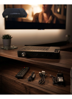 Yüksek Performanslı Hd Uydu Alıcı Çoklu Dil Desteği Usb Film İzleme Özelliği