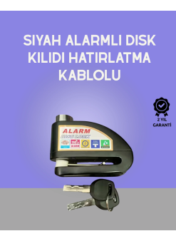 Yüksek Sesli 110db Çelik Disk Kilidi Su Geçirmez