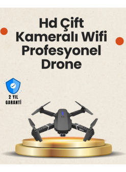 Yükseklik Sabitlemeli Katlanabilir Drone 1080p 4k Kamera Seçenekli