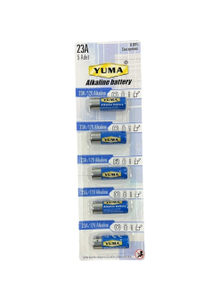 Yuma 23a Mn23 V23a V23ga 12 Volt Alkalin Pil 5’li Paket